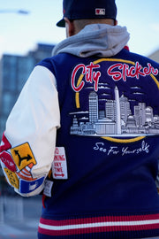 "City Slicker" Varsity Jacket